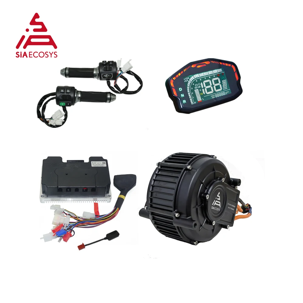 ชุดมอเตอร์ขับเคลื่อนกลาง SiAEC - Mid Drive Motor Kit 72V 5000W บทวิจารณ์และราคา