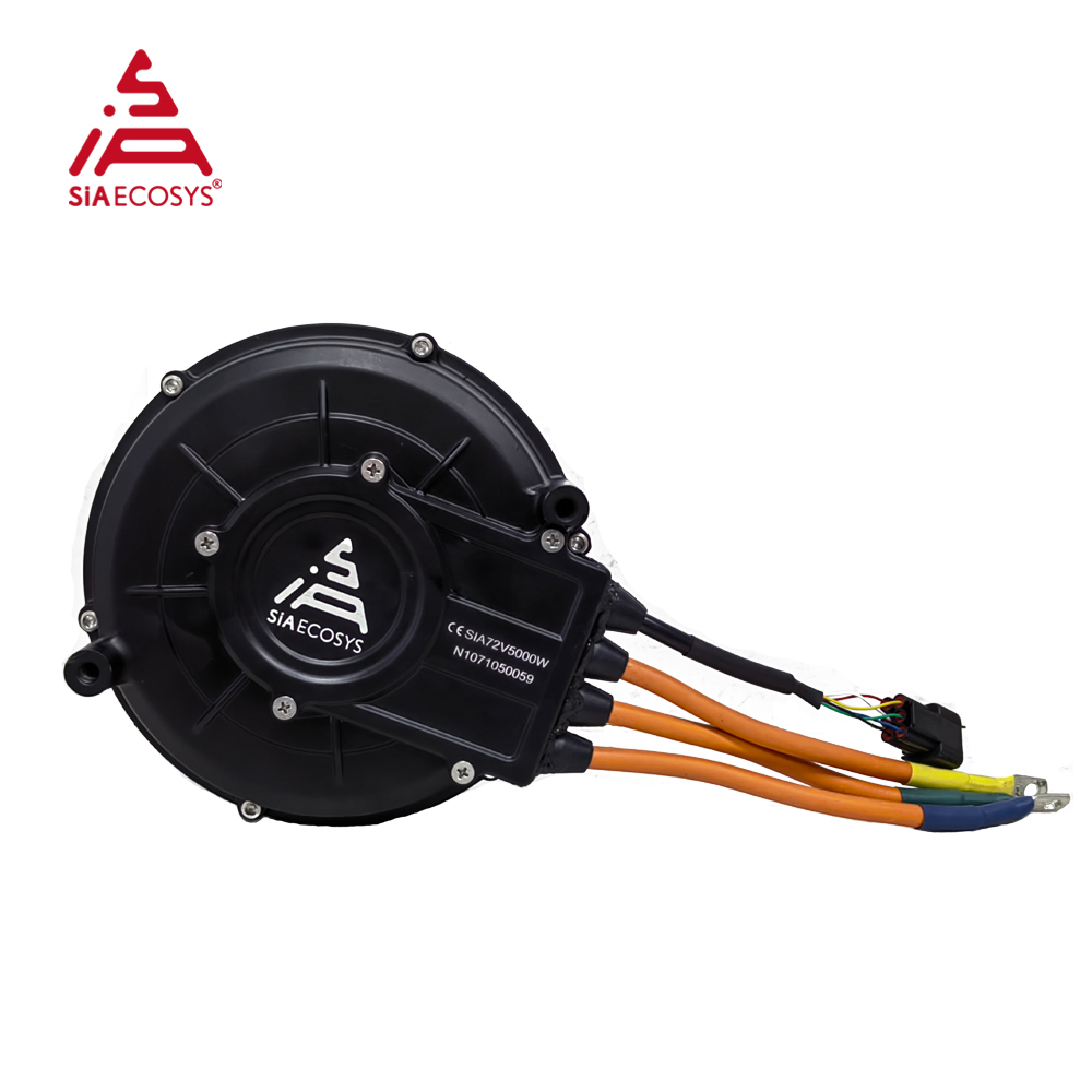 ชุดมอเตอร์ขับเคลื่อนกลาง SiAEC - Mid Drive Motor Kit 72V 5000W บทวิจารณ์และราคา